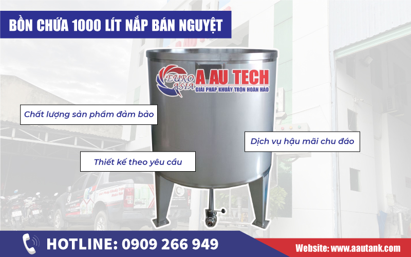 Bồn chứa 1000 lít inox