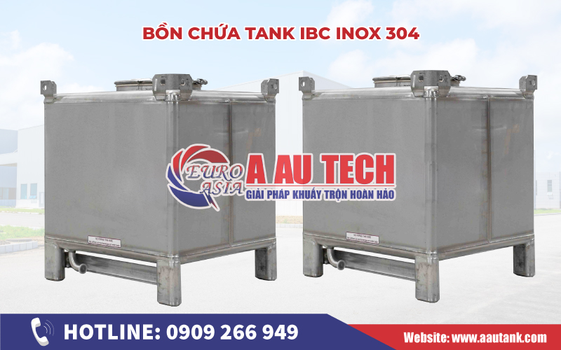 Bồn chứa tank IBC inox 304