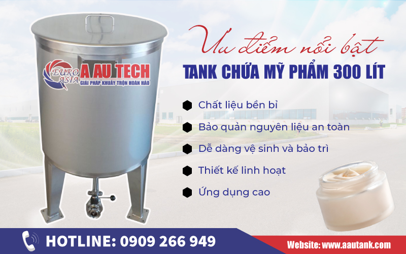 bồn chứa mỹ phẩm