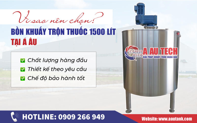 Bồn khuấy 1500 lít