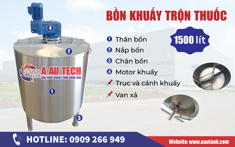 Bồn khuấy trộn thuốc