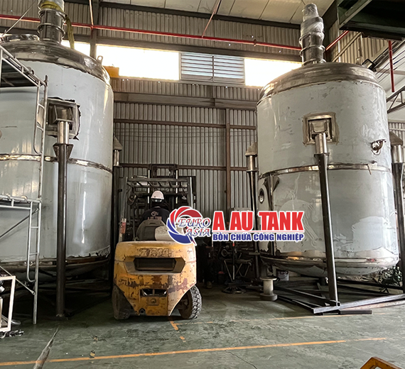 bồn khuấy gia nhiệt 12000 lít
