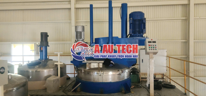 Máy sản xuất sơn 2 chuyển động 5 tấn