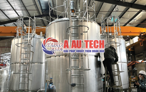 bồn khuấy giữ nhiệt 8000L