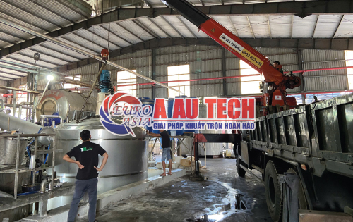 bồn khuấy gia nhiệt keo 18 khối