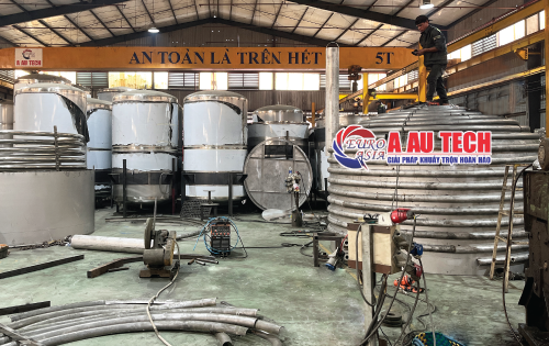 Bồn khuấy gia nhiệt 18 khối