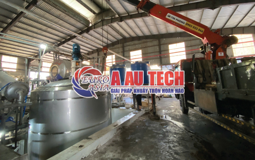 bồn khuấy gia nhiệt keo 18 khối