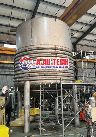 Bồn khuấy gia nhiệt 18 khối