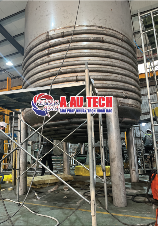 Bồn khuấy gia nhiệt 18 khối