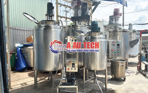 bồn khuấy gia nhiệt thực phẩm