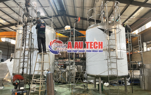 Bồn khuấy giữ nhiệt 8000 lít