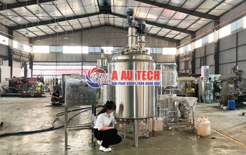 Bồn khuấy nhũ hóa mỹ phẩm