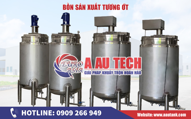 Bồn khuấy tương ớt