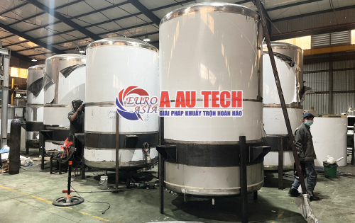 Gia công bồn chứa, bồn khuấy