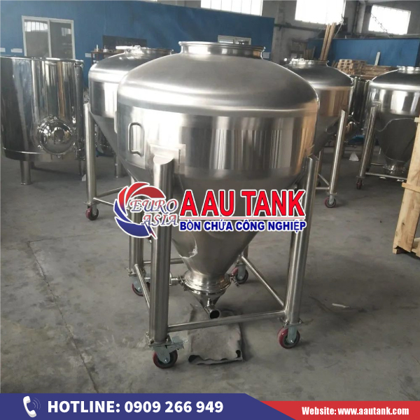 Hopper chứa inox