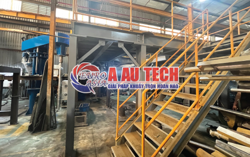 máy khuấy sơn sàn thao tác 215HP