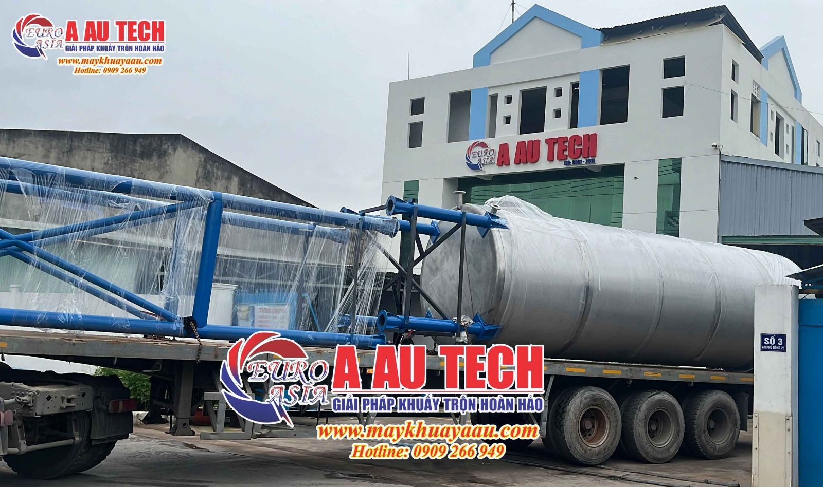  Dự án 7 silo chứa 23 khối cho nhà máy sản xuất sơn