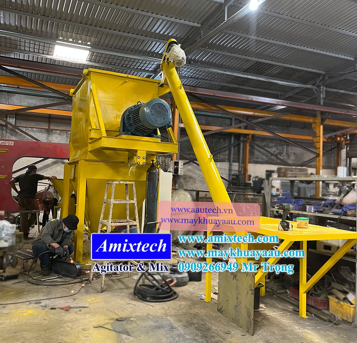 Dự án silo 30 tấn cho nhà máy sản xuất bột trét