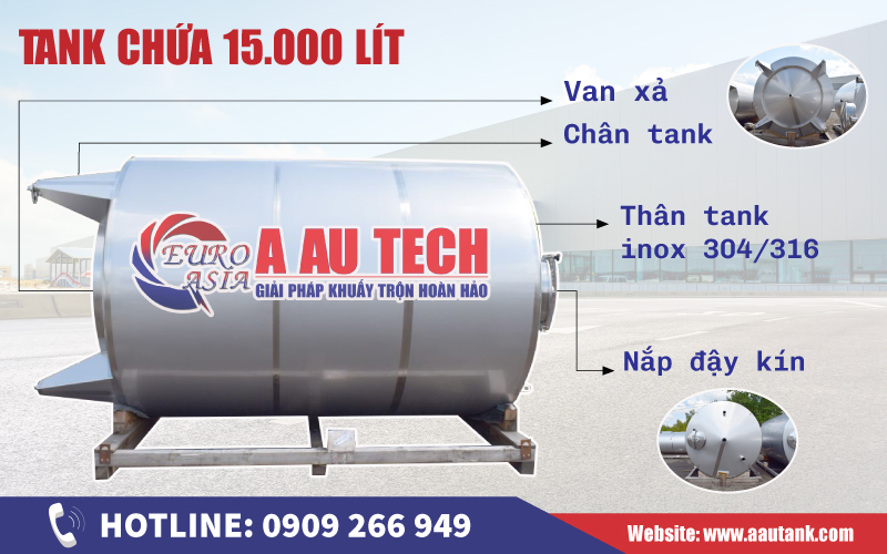 Tank chứa 15000 lít