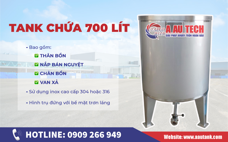 tank chứa 700l