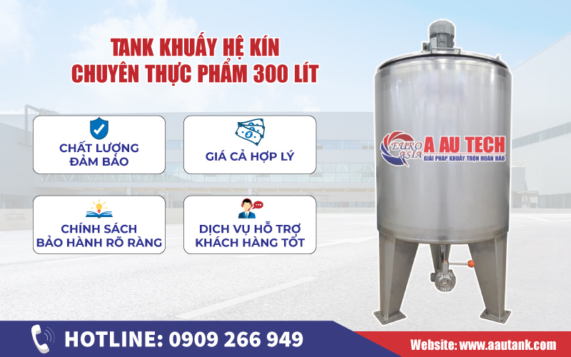 Tank khuấy 300 lít