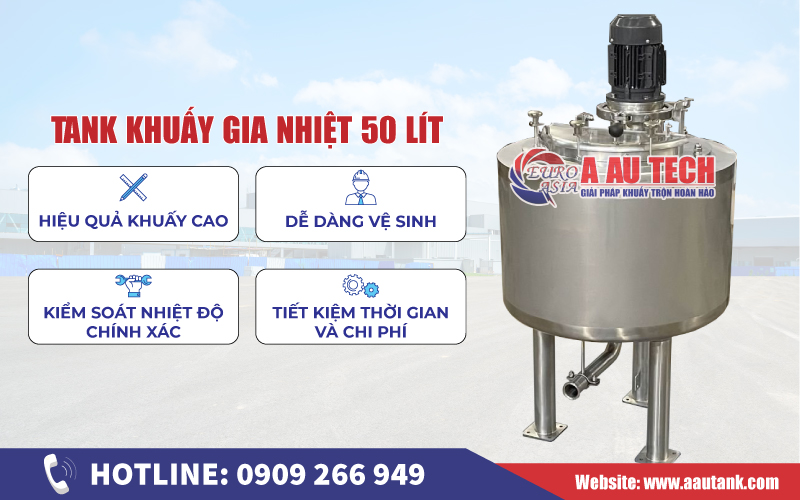 Tank khuấy gia nhiệt