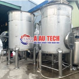Giao hàng 2 bồn chứa 3000 lít do Á Âu trực tiếp gia công sản xuất