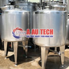 Bồn chứa thực phẩm hệ kín công nghiệp thiết kế theo yêu cầu
