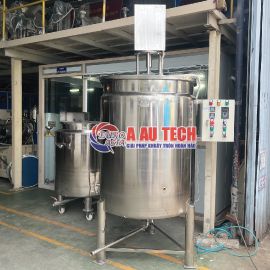 Bồn khuấy giải nhiệt 500 lít cho sản xuất thực phẩm ổn định