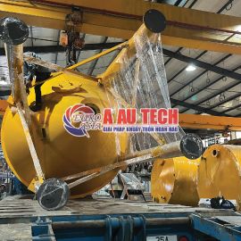 Á Âu bàn giao 4 silo chứa nguyên liệu 20 tấn chất lượng cao